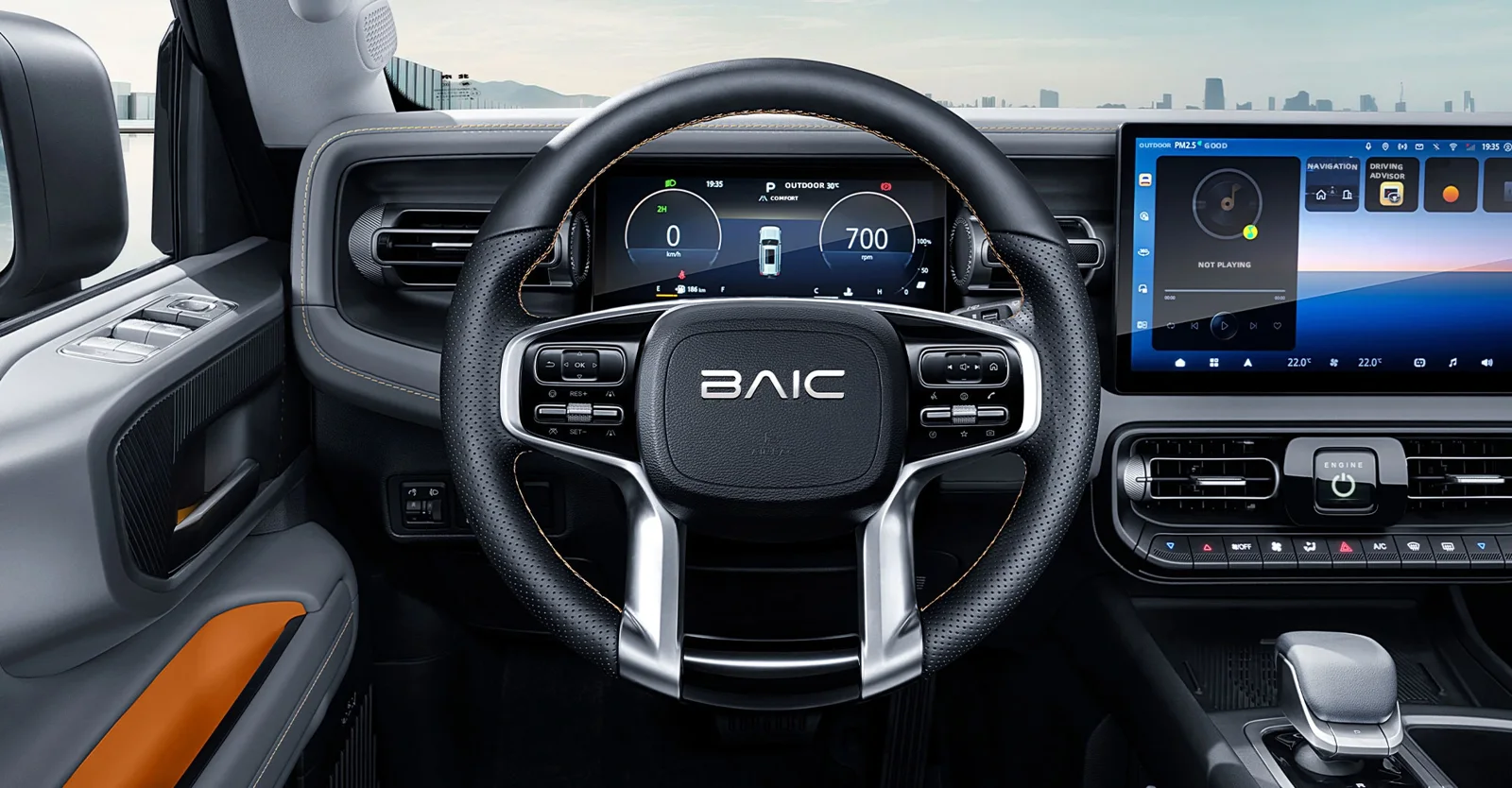 BAIC BJ40 Pro · interior · vista 8